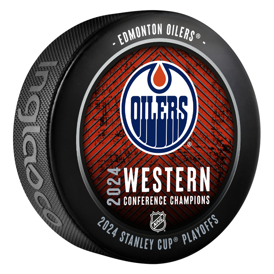 Edmonton Oilers 2024 Western Conference Champions Puck