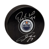 Ales Hemsky & Ryan Smyth Dual Signed Edmonton Oilers Puck
