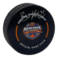Brett Kulak Signed 2023 Heritage Classic Game Puck