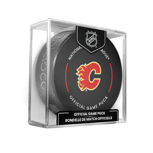Calgary Flames Official 2022-23 NHL Game Puck