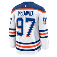 Connor McDavid Edmonton Oilers Fanatics Premium Road Jersey with On Ice Cresting