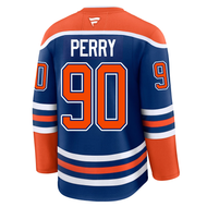 Corey Perry Edmonton Oilers Fanatics Premium Home Jersey with On Ice Cresting