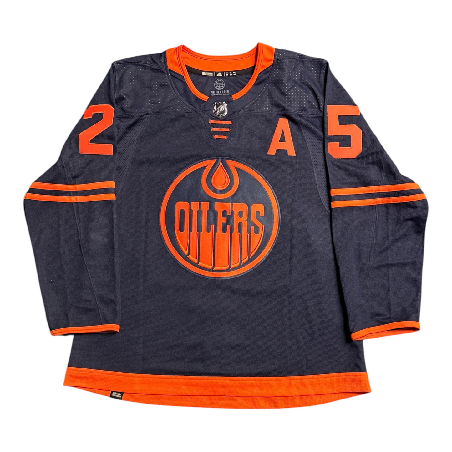 Darnell Nurse Signed Edmonton Oilers Alternate Navy adidas Authentic Jersey
