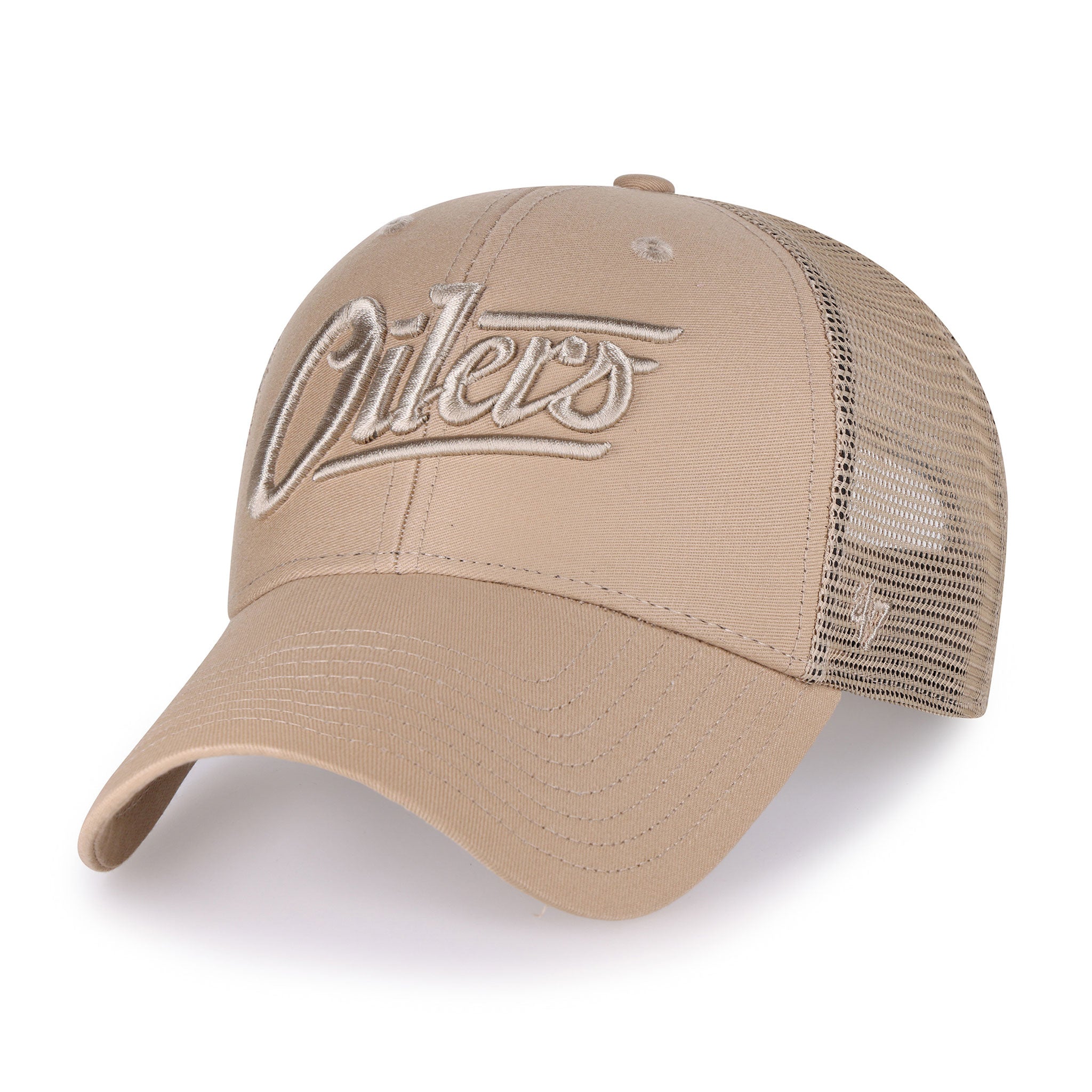 Edmonton Oilers '47 Branson MVP Snapback Hat | Khaki | Pro Am Sports