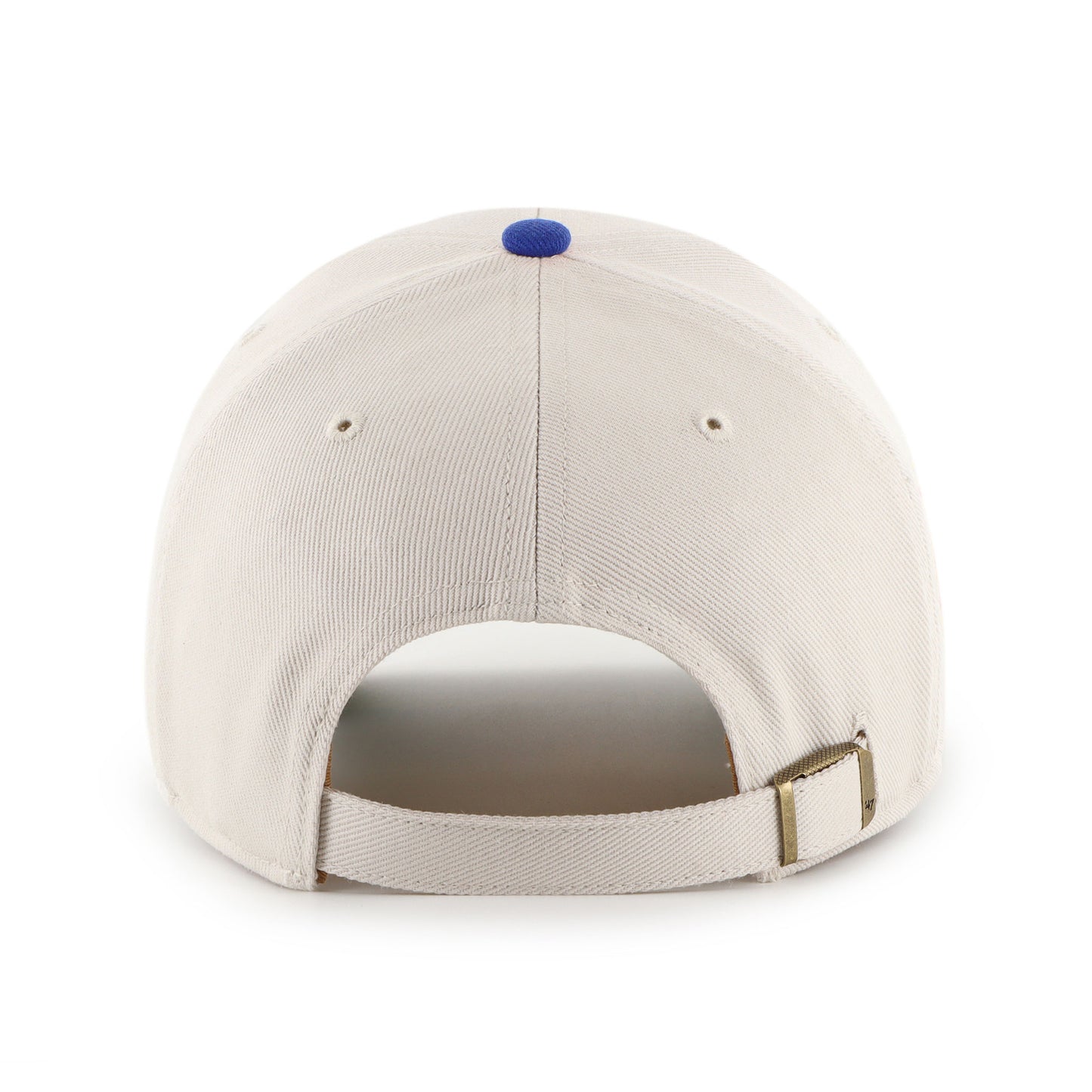 Edmonton Oilers '47 Broke Line MVP Adjustable Hat – Bone White & Blue