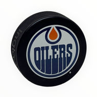 Edmonton Oilers Basic Logo NHL Souvenir Puck