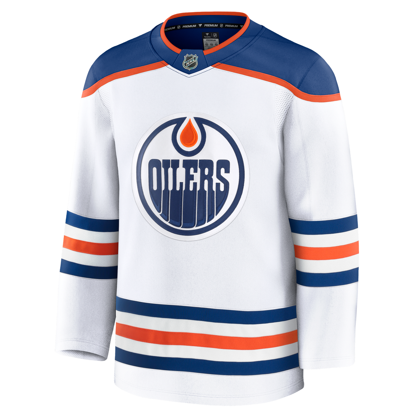 Trent Frederic Edmonton Oilers Autographed Fanatics Road White Premium Jersey