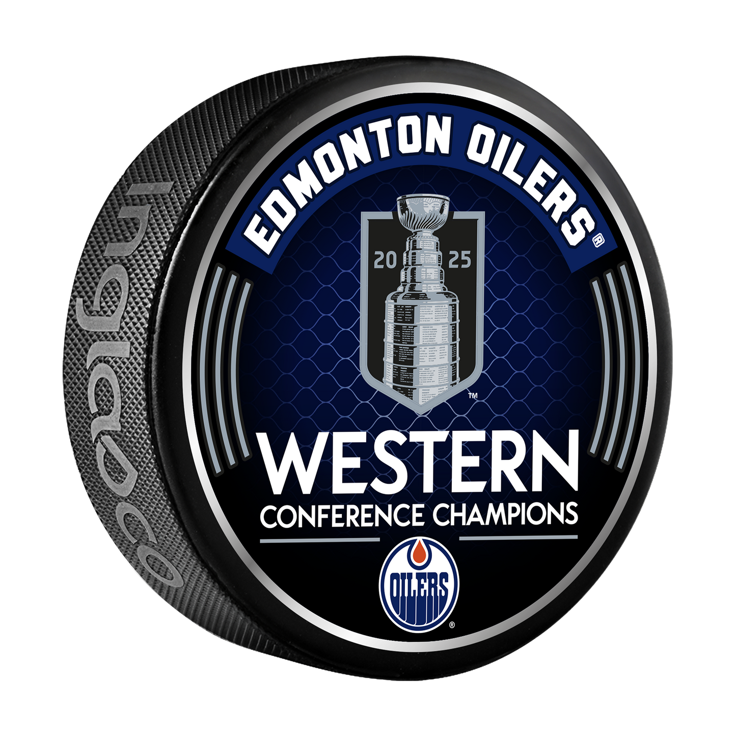 Edmonton Oilers 2025 Western Conference Champions Puck