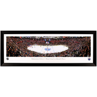 Edmonton Oilers Last Goal At Rexall Place Panoramic Print Framed