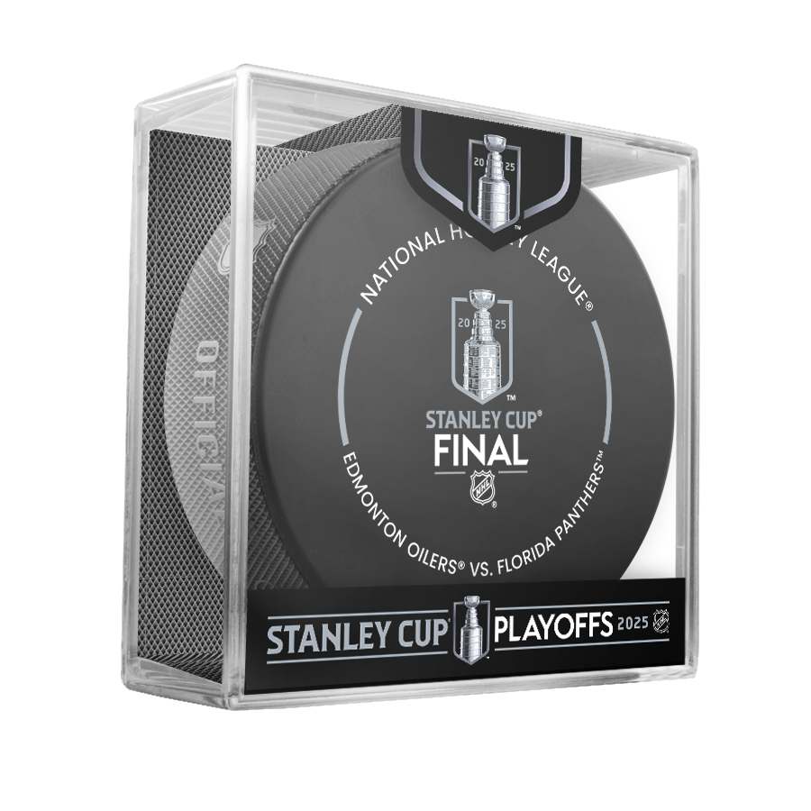 Game 2 Edmonton Oilers vs Florida Panthers 2025 Stanley Cup Final NHL Game Puck