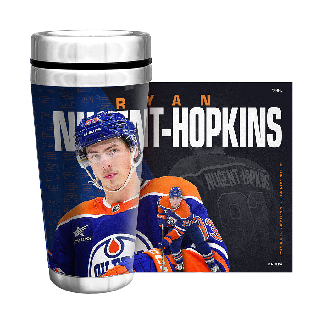 Ryan Nugent-Hopkins Edmonton Oilers Centerfold 16oz Full Wrap Travel Mug