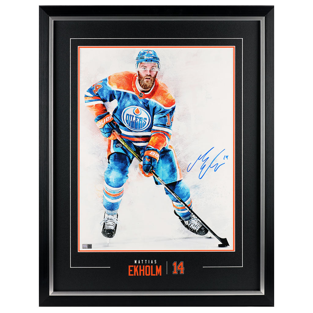 Framing Package for YOUR 23-24 Oilers Mattias Ekholm Season Ticket Holder Litho