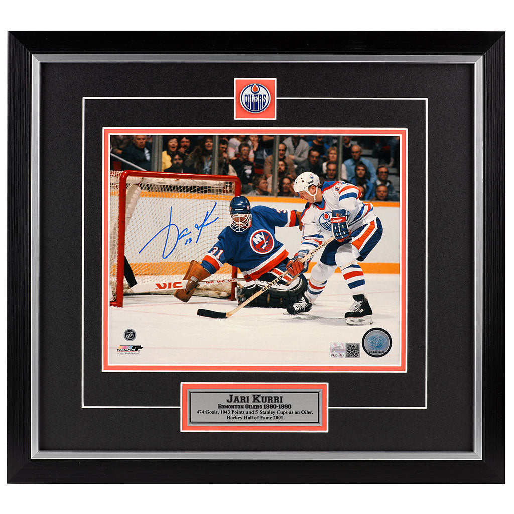 Jari Kurri Edmonton Oilers Autographed 8x10 Photo