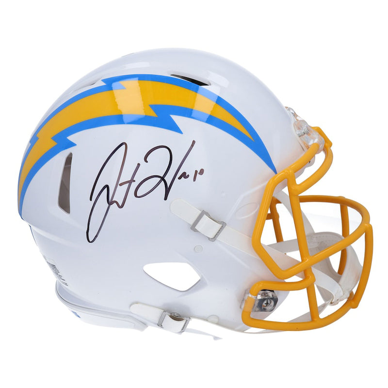 Justin Herbert Signed Los Angeles Chargers Riddell Speed Authentic Helmet