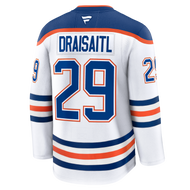 Leon Draisaitl Edmonton Oilers Fanatics Premium Road Jersey with On Ice Cresting