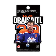 Leon Draisaitl Edmonton Oilers Centerfold 3x5 Decal
