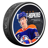 Ryan Nugent-Hopkins Edmonton Oilers Centerfold Textured Puck