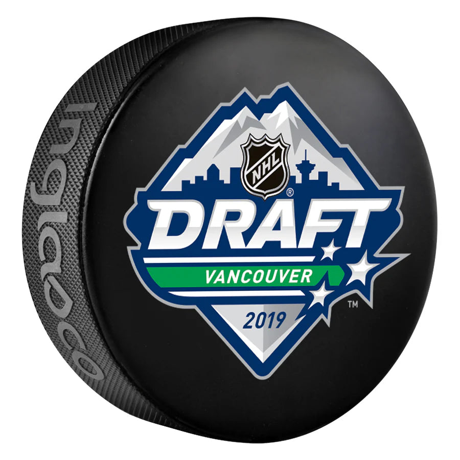 Vasily Podkolzin NHL Draft 2019 Autographed Puck