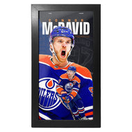 Connor McDavid Edmonton Oilers Centerfold 6x12 Framed Print