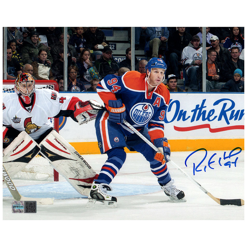 Ryan Smyth Edmonton Oilers Autographed "In the Office" 16x20 Photo