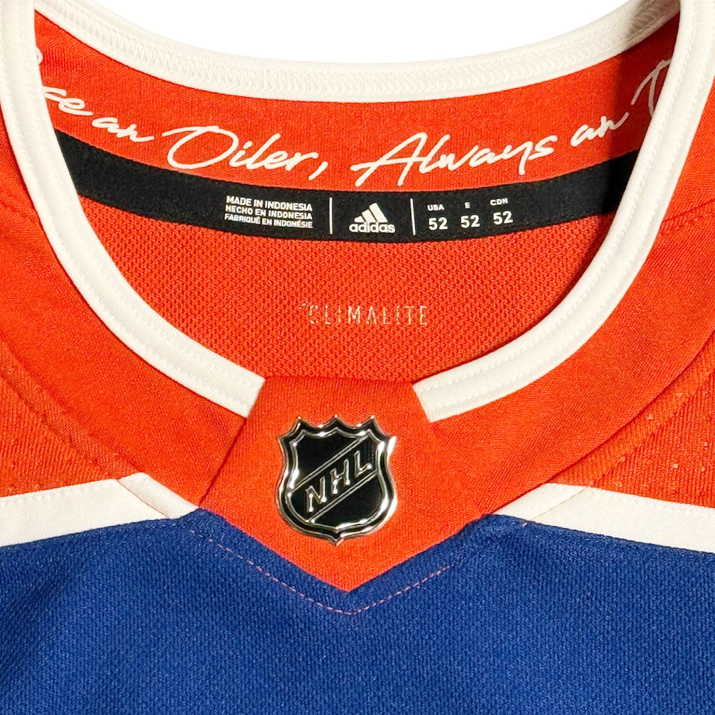 Ryan Nugent-Hopkins Signed Edmonton Oilers 2018 Anniversary Royal adidas Pro Jersey w/40th Patch