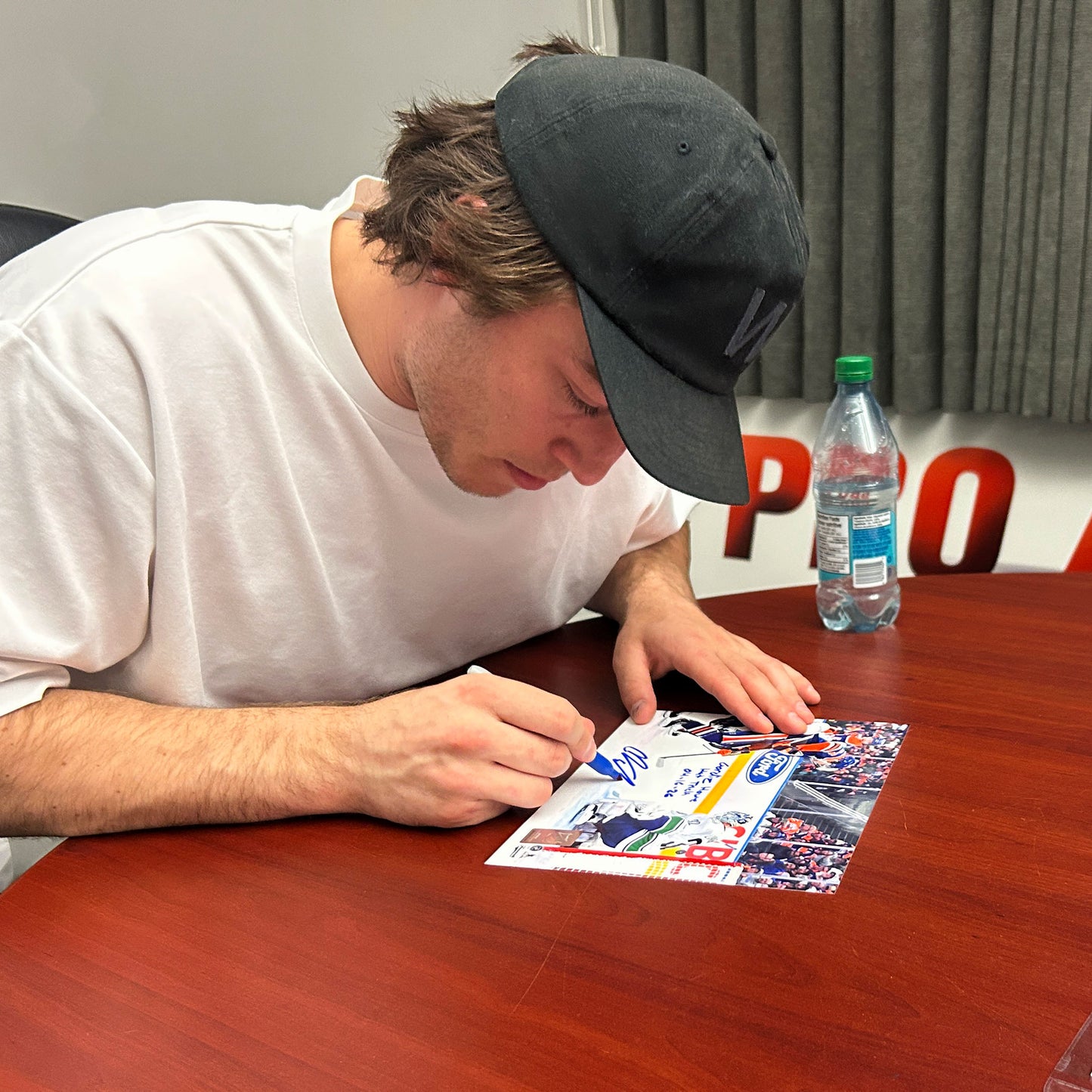 Colton Dach Signed Edmonton Oilers - Gordie Howe Hat Trick - 8x10 Photo – Authenticated Autograph