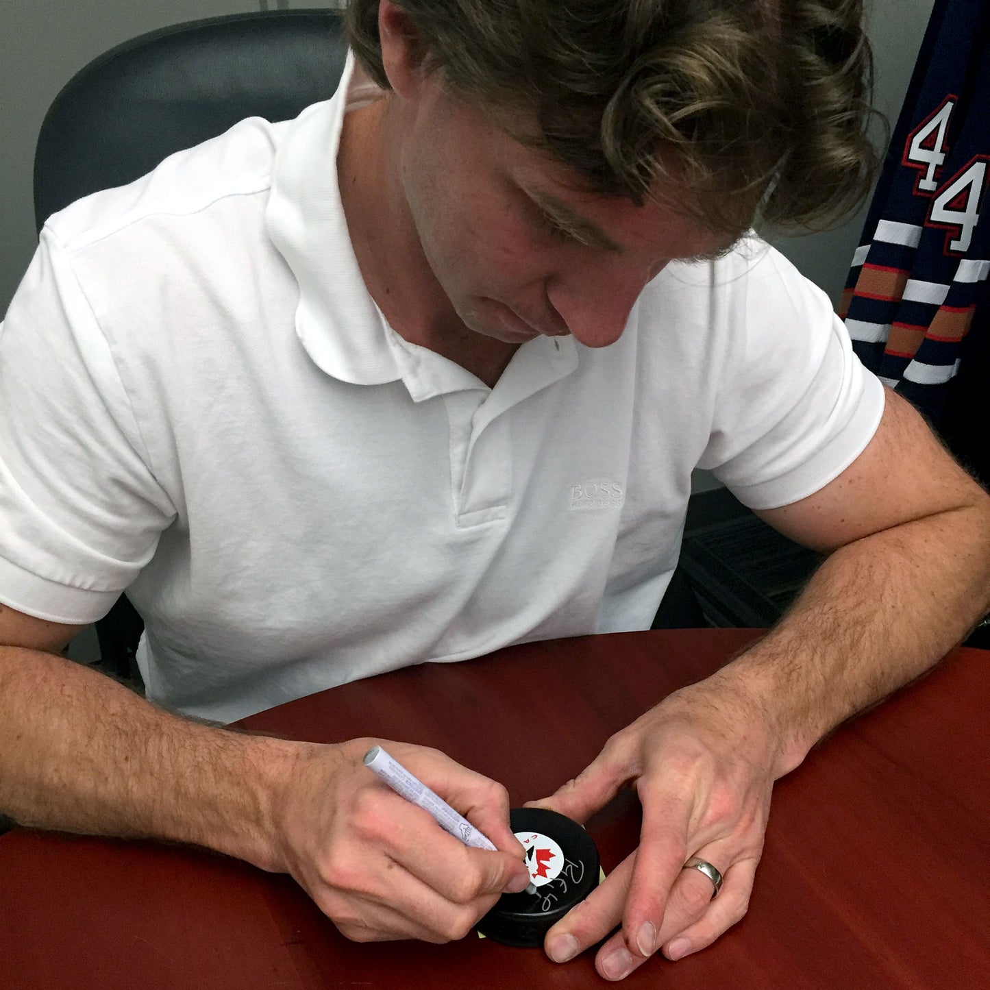Ryan Smyth Team Canada Autographed Puck