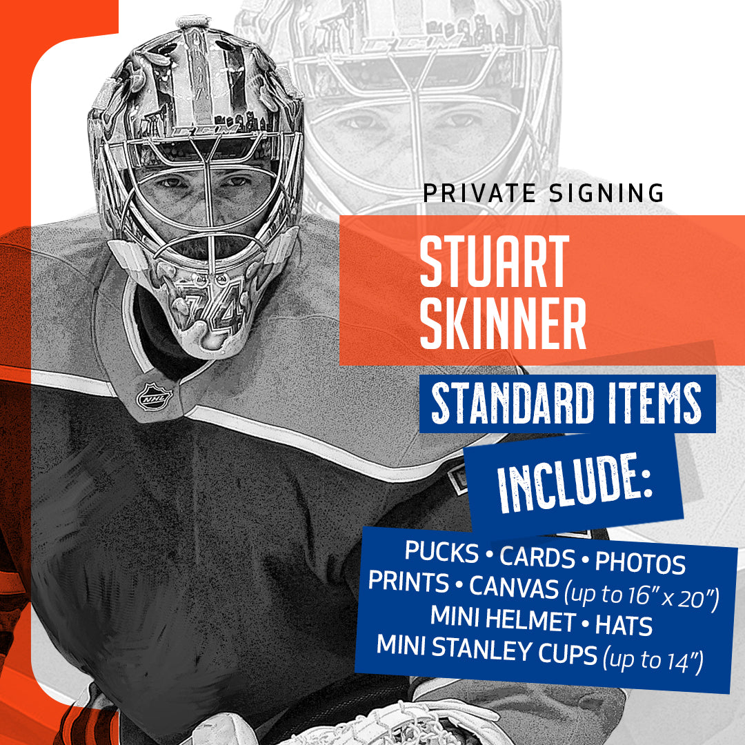 Have Stuart Skinner Autograph Your Item!