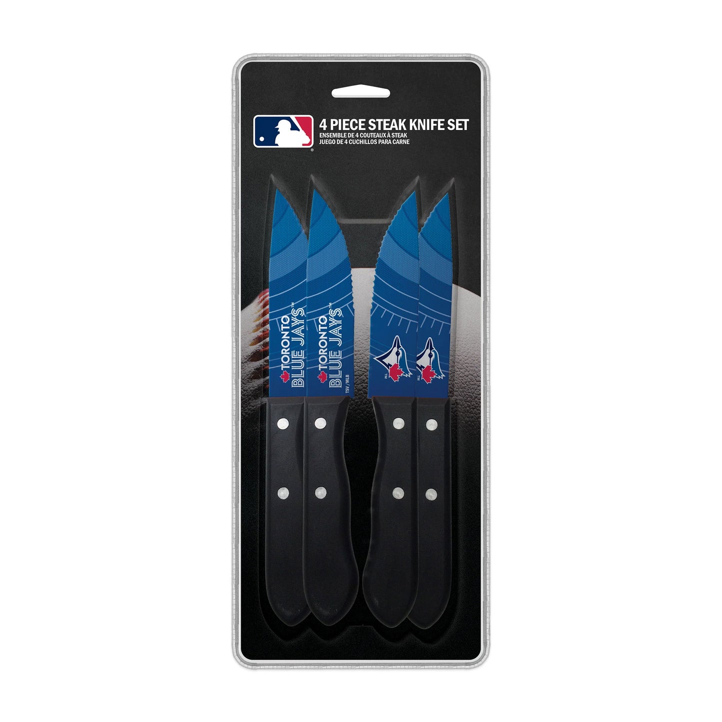 Toronto Blue Jays 4pc Steak Knife Set