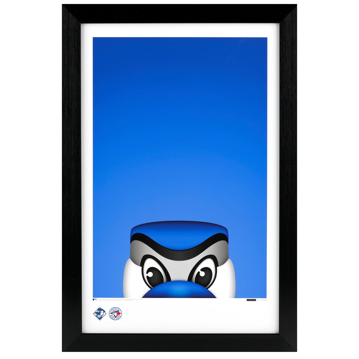Toronto Blue Jays Ace Minimalist Mascot 11x17 Poster Print
