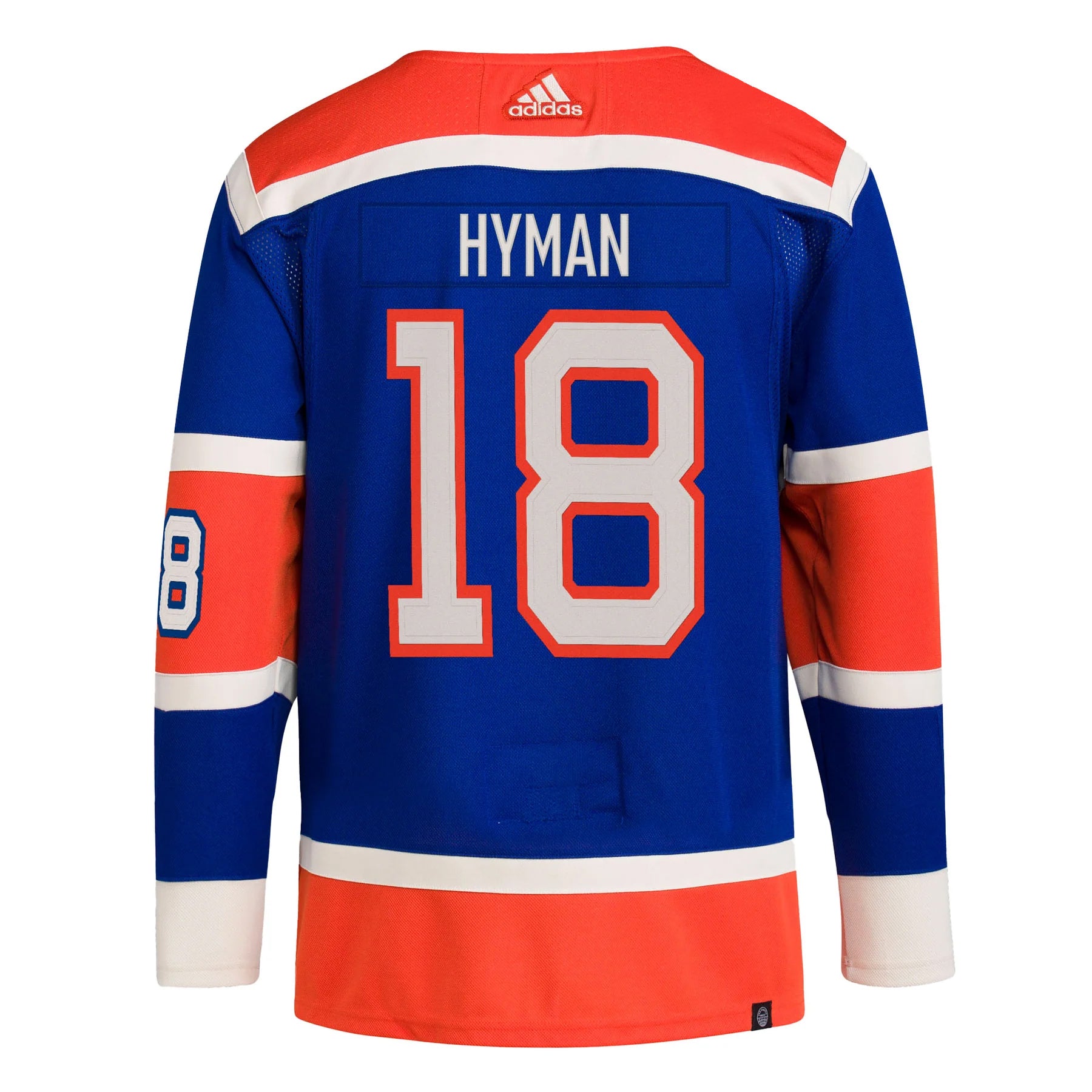 Framed Zach Hyman Edmonton Oilers Signed 8x10 Royal Jersey