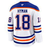 Zach Hyman Edmonton Oilers Fanatics Premium Road Jersey with On Ice Cresting