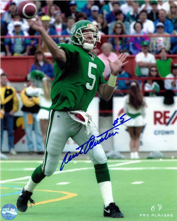 Kent Austin Saskatchewan Roughriders Autographed 8x10 Photo