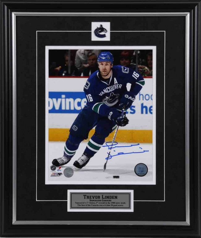 Trevor Linden Vancouver Canucks Autographed 8x10 Photo
