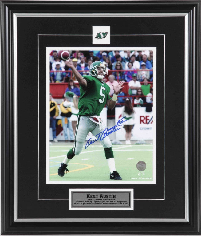 Kent Austin Saskatchewan Roughriders Autographed 8x10 Photo