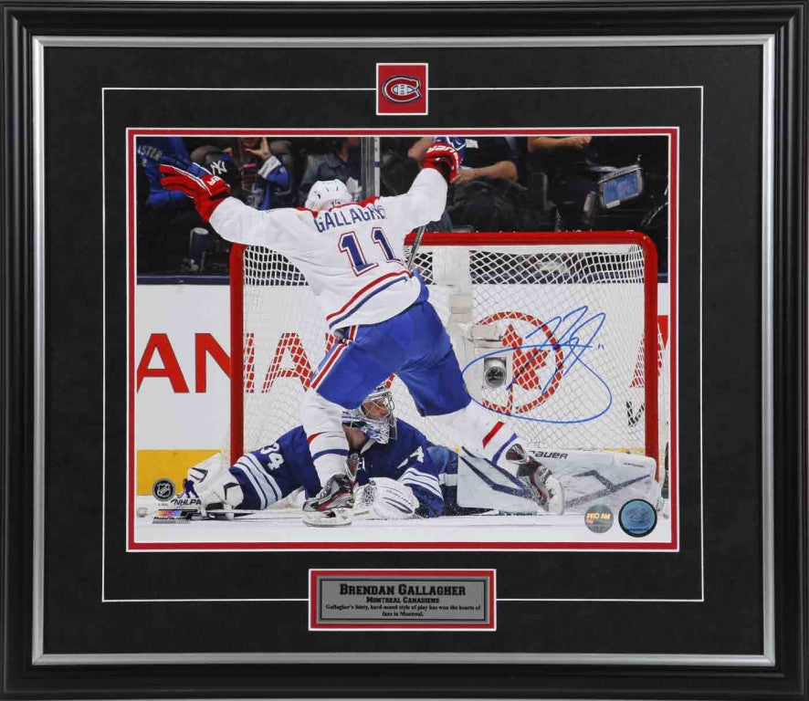 Brendan Gallagher Montreal Canadiens Autographed 11x14 Photo