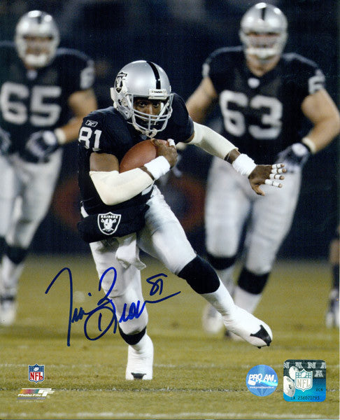 Tim Brown Oakland Raiders Autographed 8x10 Photo