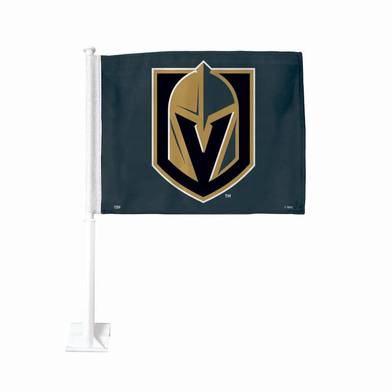 Vegas Golden Knights Grey Car Flag