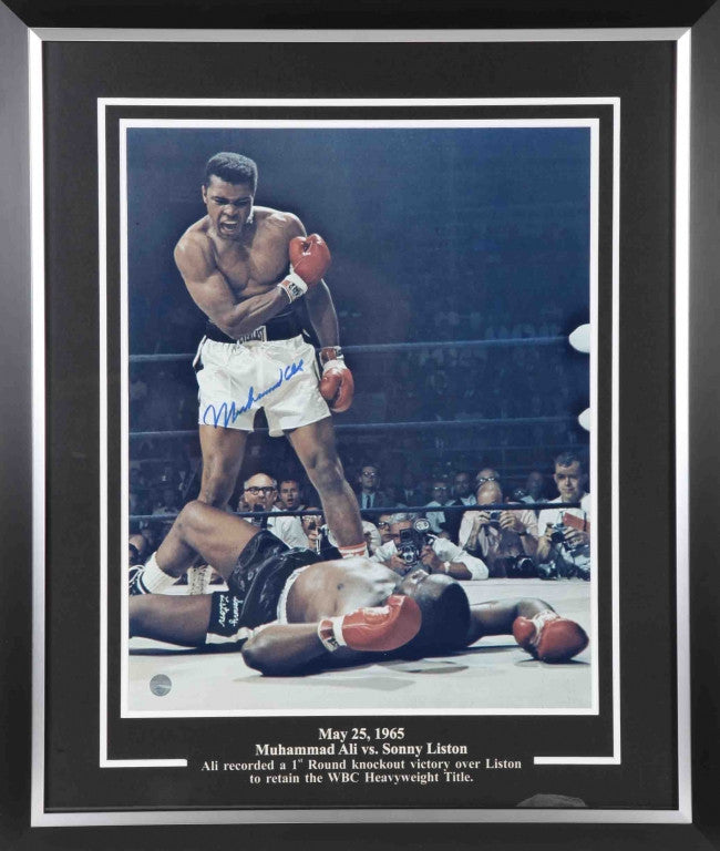Muhammad Ali Autographed 16x20 Framed Photo