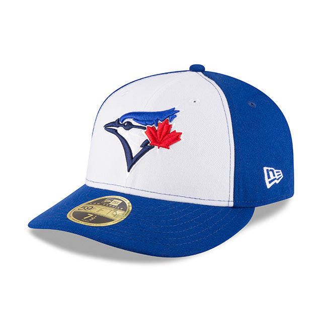Toronto Blue Jays ON FIELD Royal White New Era Low Profile 59Fifty Cap Pro Am Sports