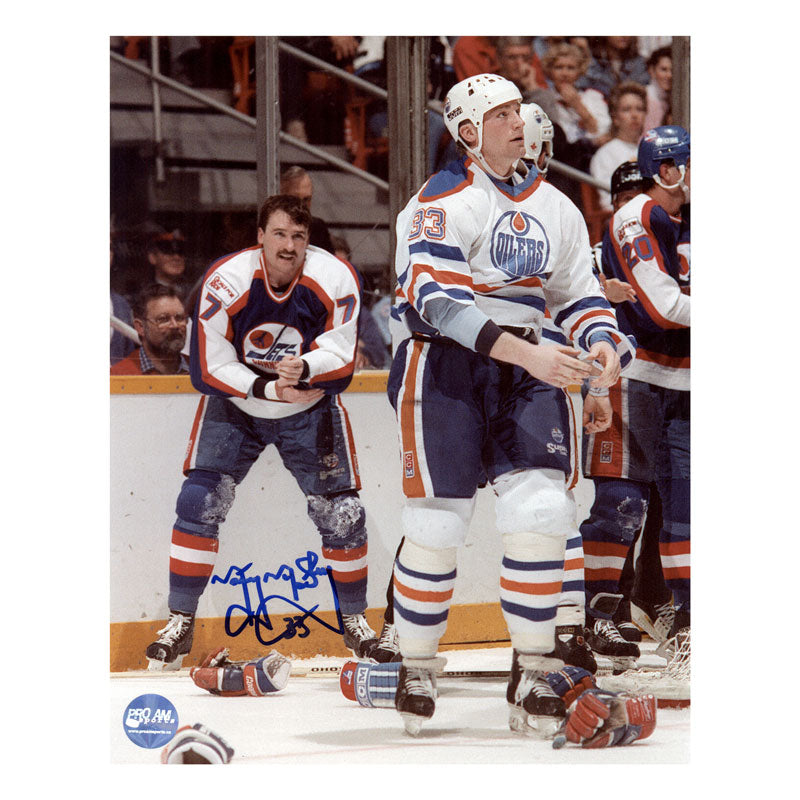Marty McSorley Edmonton Oilers Autographed 8x10 Photo
