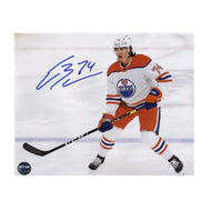 Ethan Bear Edmonton Oilers Reverse Retro Autographed 8x10 Photo