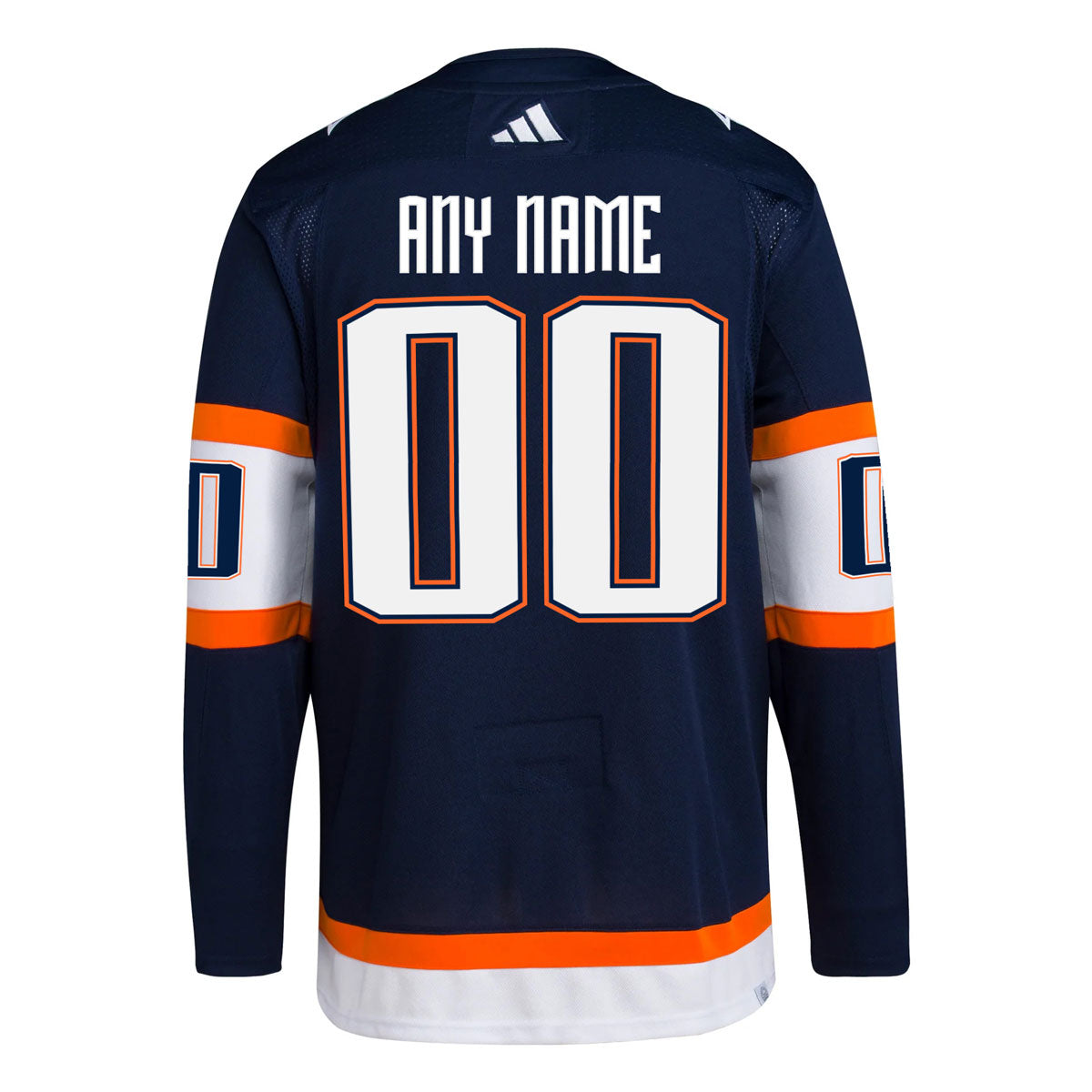 Custom Edmonton Oilers Hockey Jersey Name and Number 2022-23 Navy Reverse Retro