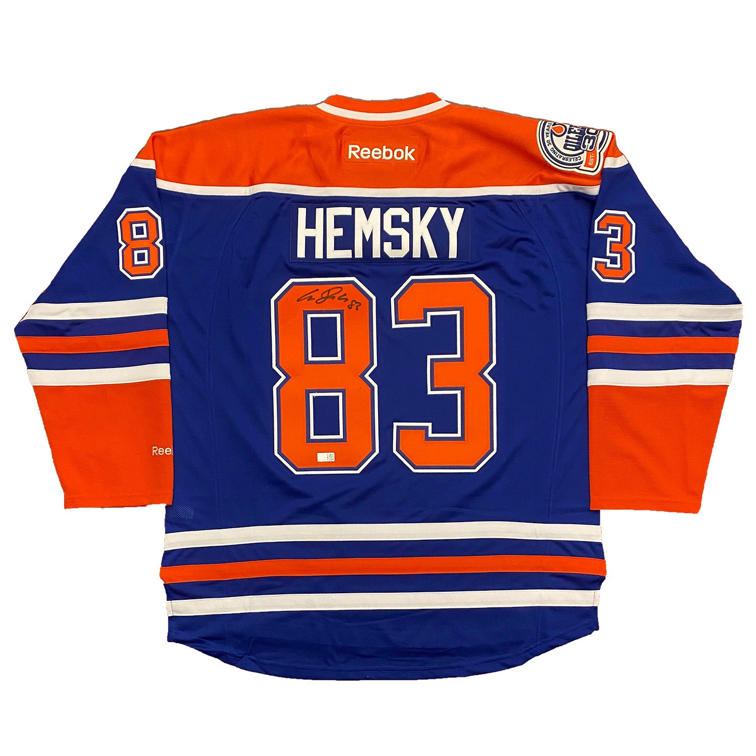 Reebok Edmonton Oilers #83 Hemsky NHL Hockey Jersey Size L