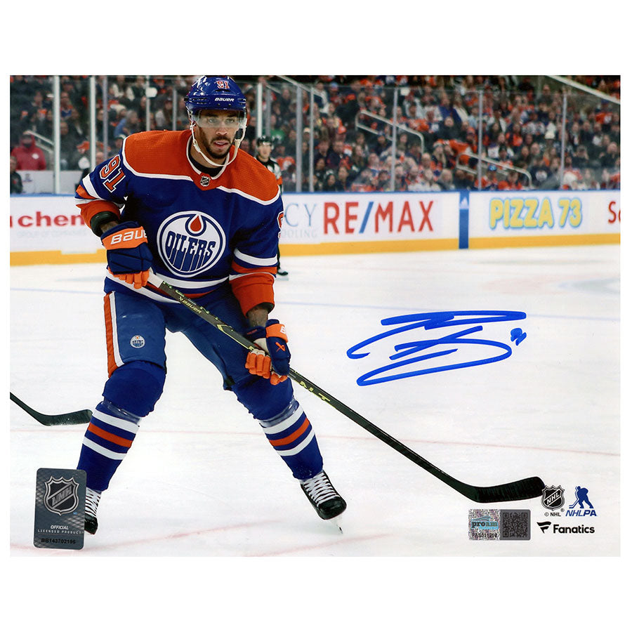 Evander Kane Signed Edmonton Oilers Home Action 8x10 Photo Pro Am evander-kane-signed-edmonton-oilers-home-action-8x10-photo-pro-am