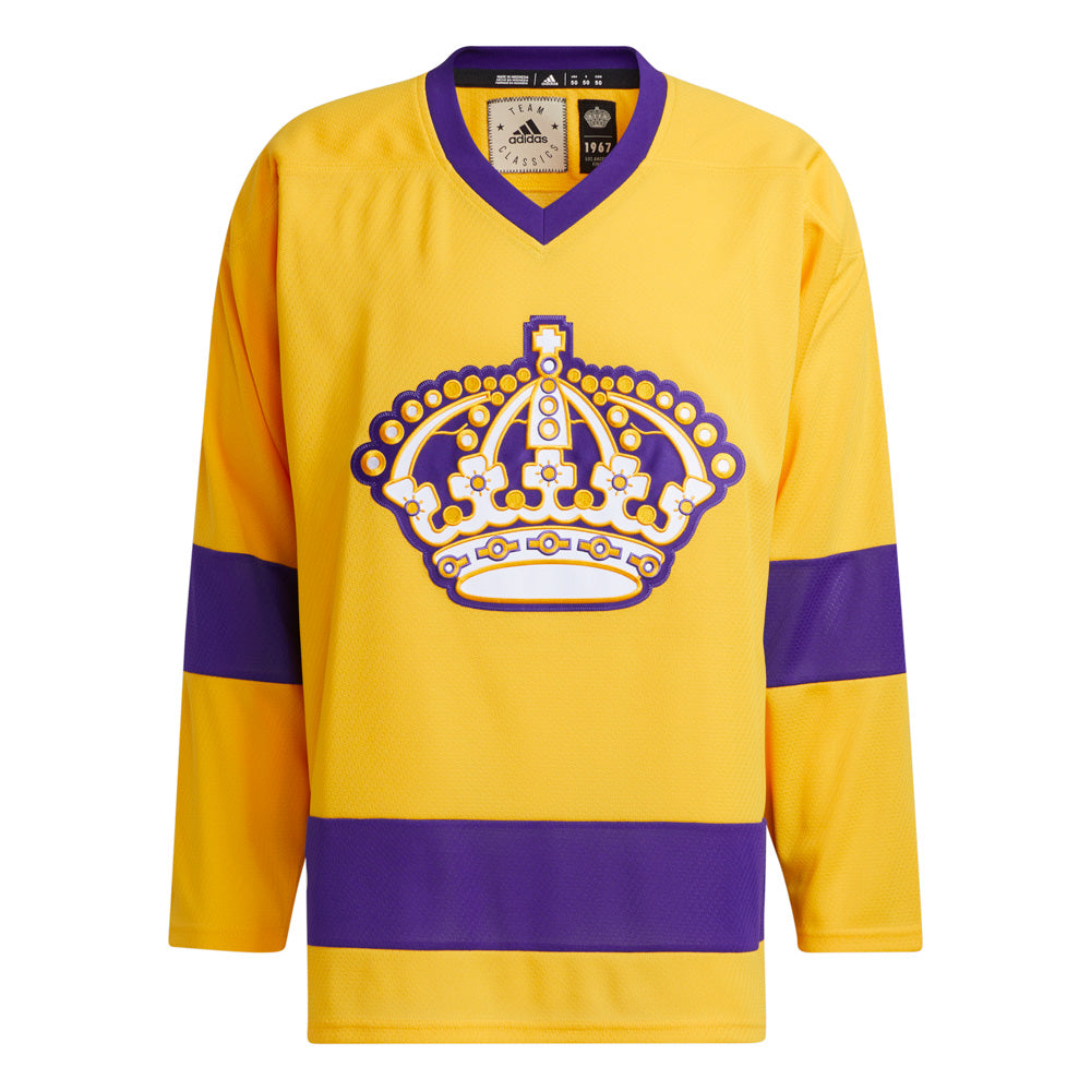 la kings gear Los Angeles Kings adidas Vintage Team Classics Jersey – Pro Am Sports