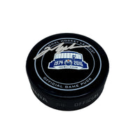 Mark Messier Edmonton Oilers Signed 2015-16 Farewell Coliseum Game Puck