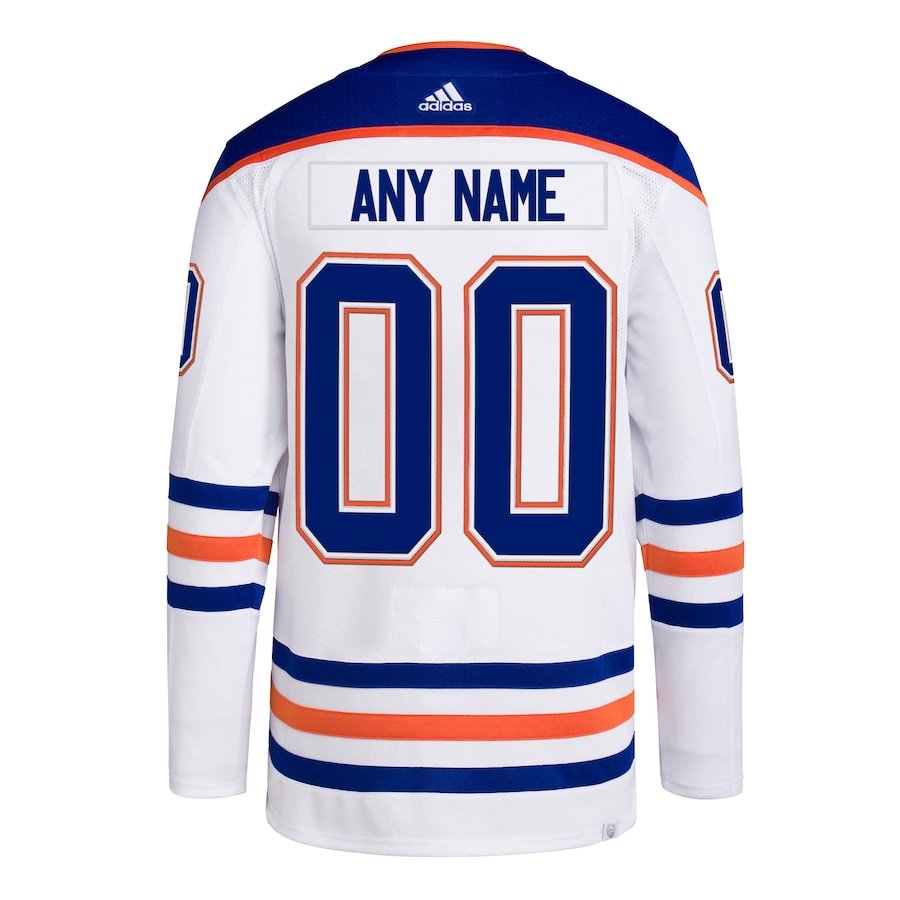 NHL Edmonton Oilers Custom Name Number 80s Throwback Vintage Away