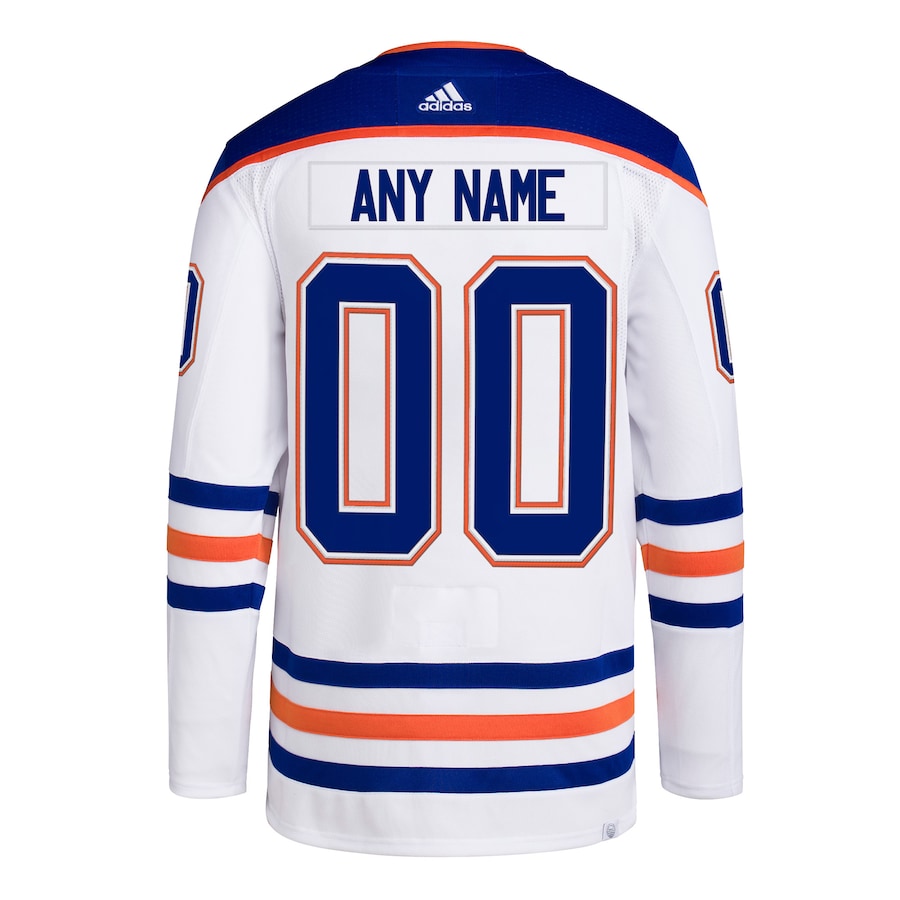 Sewing Kit for Edmonton Oilers adidas Away White Jersey – Pro Am