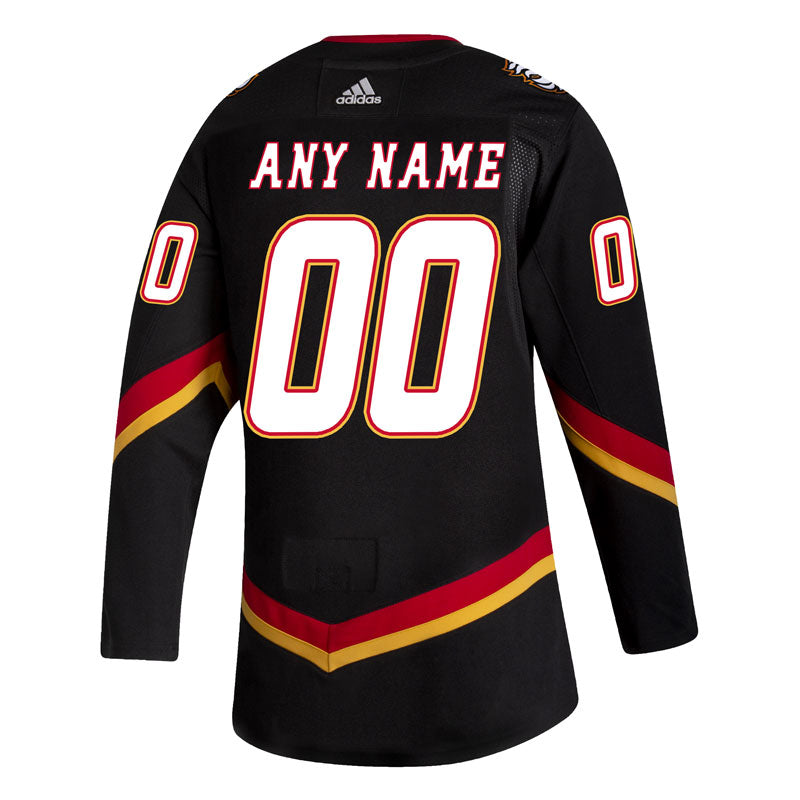 Calgary Flames Authentic adidas Pro Reverse Retro Jersey Sewing